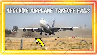 Watch Epic Airplane Takeoff Fails that Will Shock You! Best of Aviation Highlight