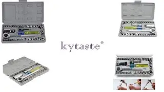 Kytaste 40 pcs Automobile Motorcycle Repair Tool Case Precision Socket Wrench Set