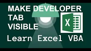 Make Developer Tab Visible