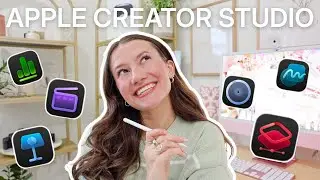 the NEW apple creator studio: what you need to know! *testing out new features & tutorials*