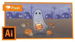 Рисуем привидение в Adobe Illustrator (+ разбор работ)