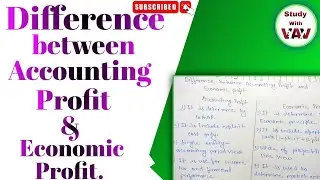 Difference Between Accounting Profit and Economic Profit|| Accounting Profit Vs Economics Profit||