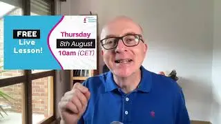 Don't miss this English live lesson!