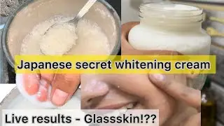 Japanese secret whitening cream | Glass skin | Skincare #sindhudhan #koreanskincare