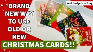 WAIT UNTIL YOU SEE THIS CHRISTMAS CARD HACK! awesome little CHRISTMAS CRAFT!!