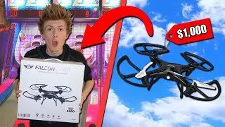 WINNING A DRONE FROM THE ARCADE!
