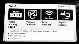 acer aspire 3 A315-53-317G install M.2 nvme Ssd !