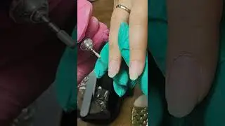 перетёрла или всё таки нет? #nails #nailvlog #маникюр