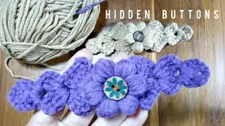 konektor masker rajut bunga | mask extender crochet | salva orejas crochet