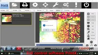 How to upgrade waveform for Todojet UV6090 printer.