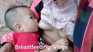 🍼 Breastfeeding a newborn 🤭 Breastfeeding vlogs new 2021