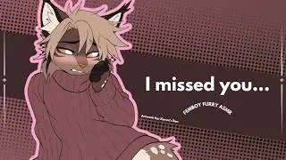 caught my femboy roommate waiting for me...💖 | Femboy Furry ASMR