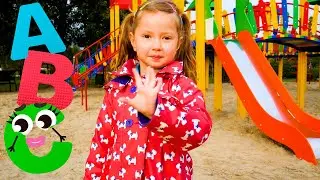 Dominica Is Having Fun Looking For Lost English Alphabet Letters. ABC song. Learn English Alphabet