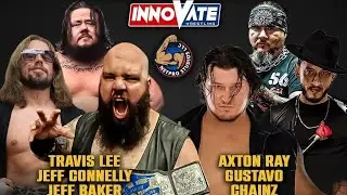 Travis Lee and The Faction vs Axton Ray Chainz and Gustavo.  Innovate Wrestling.