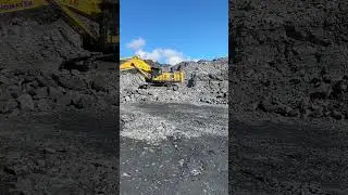 Проверка работы техники Komatsu: эффективная работа двигателя с GY #экскаватор #komatsu #gy