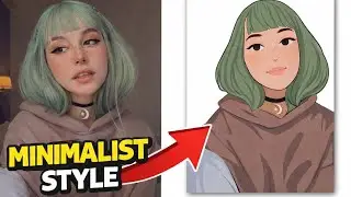 HOW TO DRAW A MINIMALISTIC PORTRAIT