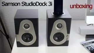 Samson StudioDock 3i speakers unboxing