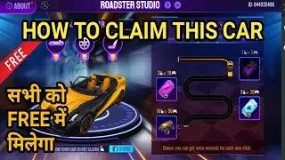 HOW TO COMPLETE ROADSTER STUDIO EVENT IN FREE FIRE || HOW TO GET NEW MONSTER TRUCK SKIN FREE FIRE ||
