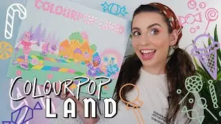 Colourpop Land Collection: Swatches & Demo!
