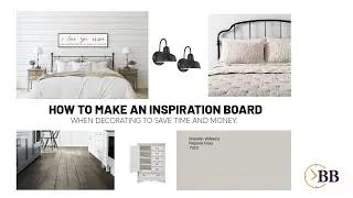 How to make an inspiration board on PicMonkey to save time and money when decorating or renovating