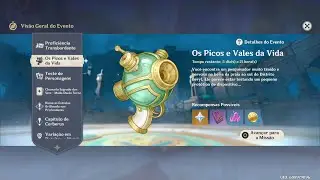 Evento Os Picos e Vales da Vida - Genshin Impact