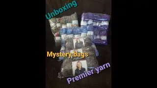 Yarn unboxing/Premier yarn/Mystery bags