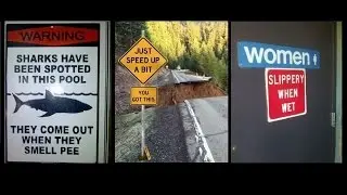 Funny Ironic Signs and Photos compilation