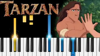 Phil Collins - You'll Be in My Heart (Tarzan) - EASY Piano Tutorial