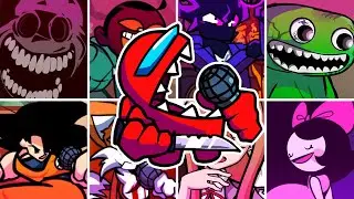 SUSSUS MOOGUS but Every Turn a Different Character Sings 🎤 ( FNF SUSSUS MOOGUS ) 💜