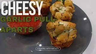 Come Make a Snack With Us! Cheesy garlic-y goodness!