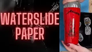 First Time Using Waterslide Paper on Epoxy Tumbler