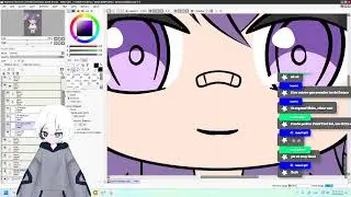 Speed Paint & Rigging Chibi VTuber Model Nemui!