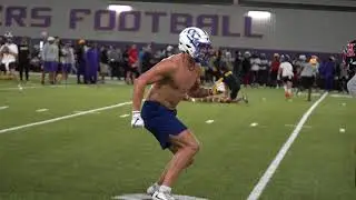 LSU TE commitment Jake Johnson catches nearly everything at skills camp