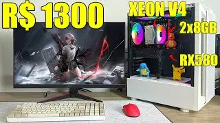 Impossível ser MELHOR! PC Gamer INSANO por R$1300 - Teste em VÁRIOS JOGOS