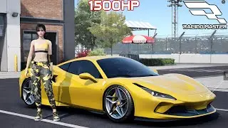 Racing Master | ferrari f8 tributo with brutal exhaust Full gameplay | Max graphics 🔥
