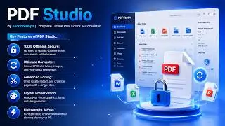 PDF Studio by TechnoHelps | Complete Offline PDF Editor & Converter (Tutorial)