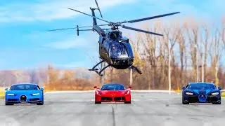 Chasing Hypercars In My Helicopter!