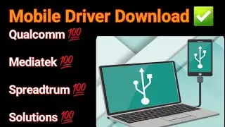 All mobile drivers Solutions 1 video . Install All USB driver ✅