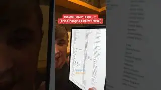 INSANE XRP LEAK…🚨(This Changes EVERYTHING)