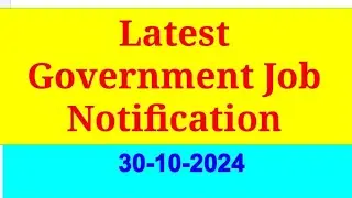 latest government jobs