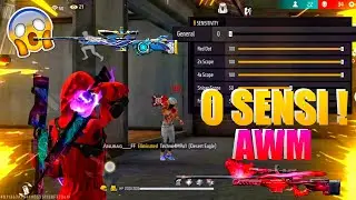 Free fire 0 sensitivity awm😰 || Garena free fire