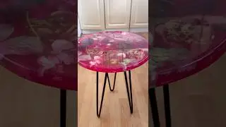 Epoxy Table. Resin Art. 