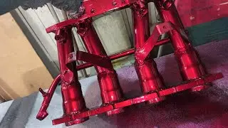Кастом коллектор для 4-х дроссельного впуска ВАЗ-классика. Custom manifold for 4-throttle intake VAZ