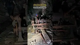 Abandoned winch Cumbrian Mine #mines #adventure #mineexploration #artifacts #winch #slate #mining