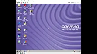 Compaq OEM WinME in Action on 86Box
