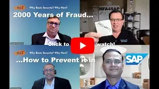 SAP Security Webinar: 2000 Years of Fraud and How to Prevent it in SAP ERP and S/4HANA Today