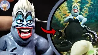 🐙THERE'S URSULA IN MY AQUARIUM!!!🔥Making Ursula•The Little Mermaid➤Polymer clay tutorial