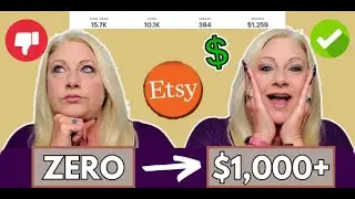 IF I HAD TO START FROM 0 ON ETSY SELLING DIGITAL PRODUCTS THIS IS WHAT I'D DO TO MAKE $1K IN 30 DAYS