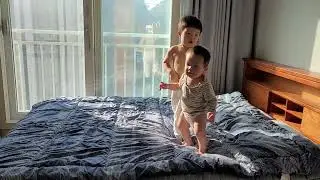 도윤이 따라하는 기범