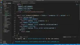 003 Product List Reducer & Action